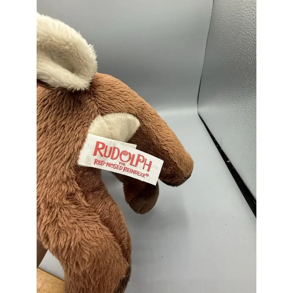 Dan Dee Rudolph Red Nosed Reindeer 12” Plush Winter Hat Scarf Christmas